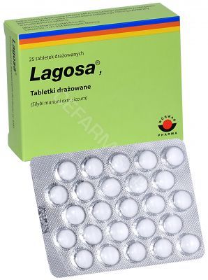 Lagosa 150 mg x 25 tabl drażowanych
