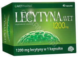 Lecytyna 1200 mg avet x 40 kaps