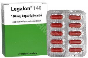 Legalon 140 mg x 20 kaps twardych (import równoległy - Inpharm)