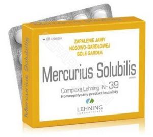 Lehning Mercurius Solubilis Nr 39 x 80 tabl