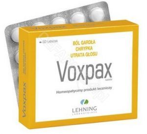 Lehning Voxpax x 60 tabl (bóle gardła, chrypka)