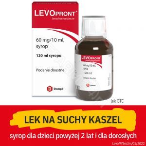 Levopront 60 mg/10 ml syrop 120 ml