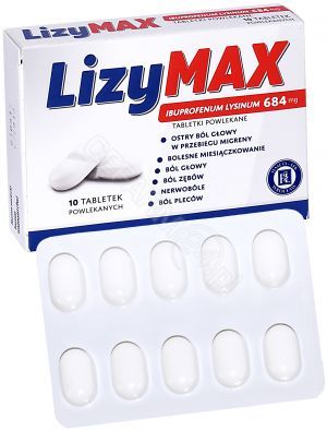 LizyMAX 684 mg x 10 tabl powlekanych