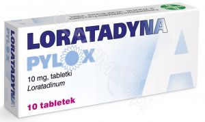 Loratadyna pylox 10 mg x 10 tabl