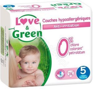 Love&Green Single T5 Pieluchy ekologiczne x 26 szt