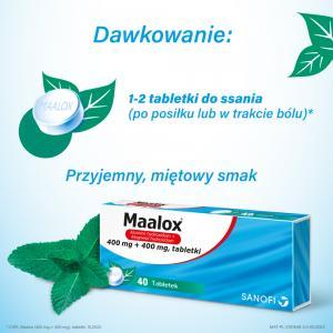 Maalox 400 mg x 40 tabl