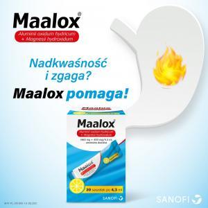 Maalox zawiesina 4,3 ml x 20 sasz