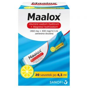 Maalox zawiesina 4,3 ml x 20 sasz