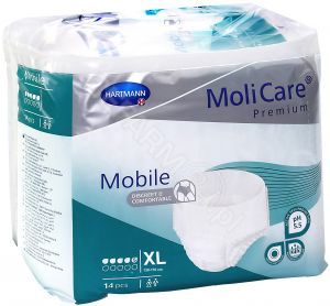 Majtki chłonne MoliCare Premium Mobile 5K rozmiar XL x 14 szt