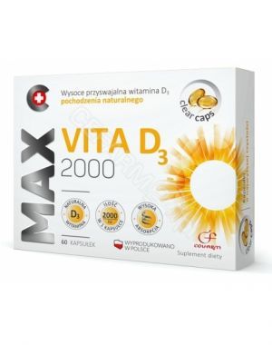 MAX VITA D3 2000 x 60 kaps