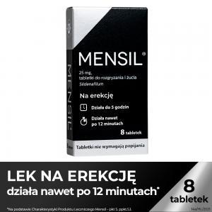 Mensil 25 mg x 8 tabl do żucia