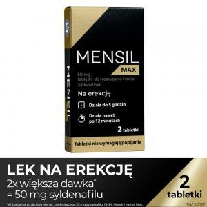 Mensil MAX 50 mg x 2 tabl do żucia