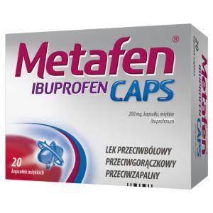 Metafen Ibuprofen Caps 200 mg x 20 kaps