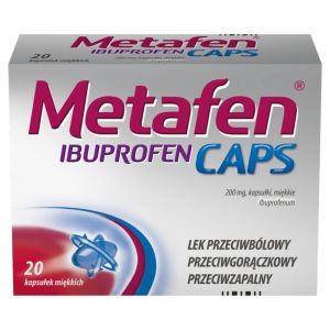 Metafen Ibuprofen Caps 200 mg x 20 kaps