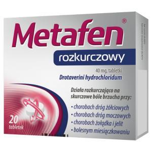 Metafen rozkurczowy 40 mg x 20 tabl