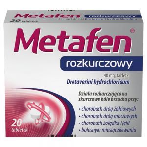 Metafen rozkurczowy 40 mg x 20 tabl