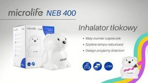Microlife Wyprawka Maluszka - laktator elektryczny BC 200 + termometr elektroniczny NC 400 + inhalator dla dzieci NEB 400 pneumatyczno - tłokowy