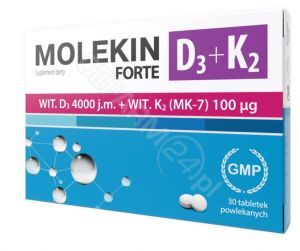 Molekin D3 K2 Forte X 30 Tabl Powlekanych