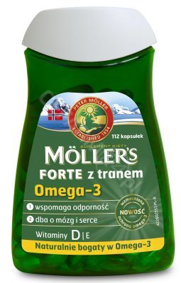 Moller's Forte x 112 kaps + chusteczka do czyszczenia okularów GRATIS!!!