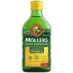 Moller's GOLD tran norweski o aromacie cytrynowym 250 ml