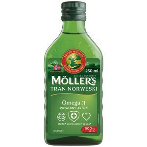 Moller's tran norweski o aromacie naturalnym 250 ml