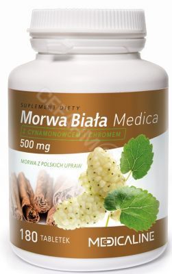 Morwa Biała Medica 500 mg x 180 tabl