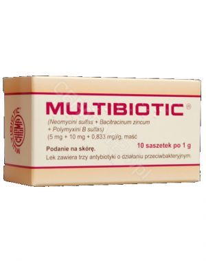 Multibiotic maść 1 g x 10 sasz
