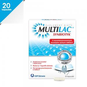MULTILAC Synbiotyk (Probiotyk + Prebiotyk) x 20 kaps