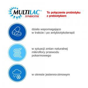 MULTILAC Synbiotyk (Probiotyk + Prebiotyk) x 20 kaps