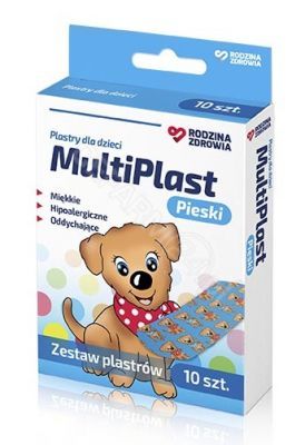 MultiPlast plastry dla dzieci Pieski x 10 szt