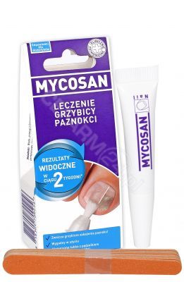 Mycosan grzybica paznokci 5 ml +10 pilniczków