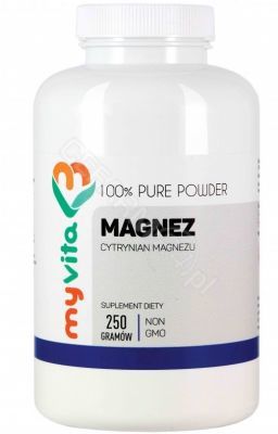 MyVita Magnez (cytrynian magnezu) 250 g