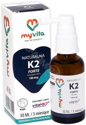MyVita naturalna witamina K2 forte krople 30 ml