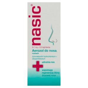 Nasic aerozol do nosa (0,1 mg + 5 mg)/dawkę 10 ml