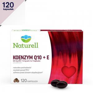 Naturell Koenzym Q10 + E x  120 kaps + Naturell Folian próbka GRATIS!!!