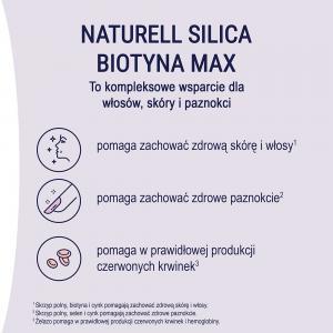 Naturell Silica Biotyna Max w trójpacku 3 x 60 tabl