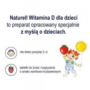 Naturell Witamina D dla dzieci x 60 tabl