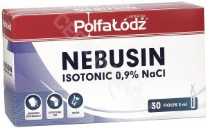 Nebusin isotonic 0,9% NaCl izotoniczny roztwór 30 fiolek x 5 ml