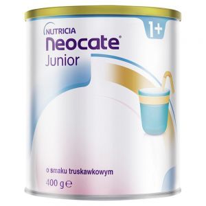 Neocate Junior 1+ o smaku truskawkowym 400 g