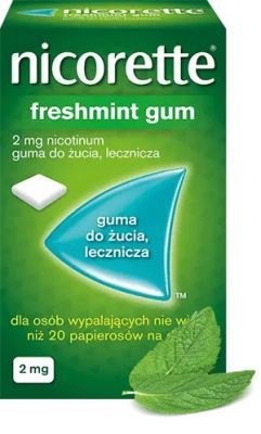 Nicorette freshmint 2 mg x 105 szt gum do żucia