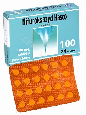 Nifuroksazyd 100 mg x 24 tabl powlekanych (hasco)