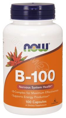 NOW Foods B-100 Kompleks witamin B x 100 kaps