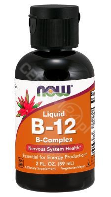 NOW Foods B-12 Liquid – B-Complex w płynie 59 ml