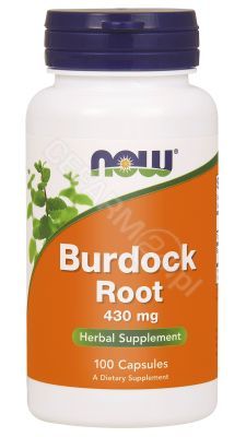 NOW Foods Burdock Root – korzeń łopianu x 100 kaps