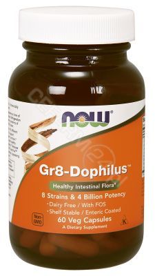 NOW Foods Gr8- Dophilus – Probiotyk 8 szczepów x 60 kaps