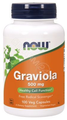 NOW Foods Graviola 500 mg x 100 kaps