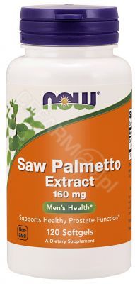 NOW Foods Saw Palmetto – ekstrakt 160 mg x 120 kaps