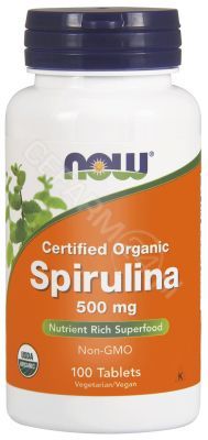 NOW Foods Spirulina 500 mg x 100 tabl
