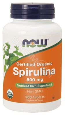 NOW Foods Spirulina 500 mg x 200 tabl