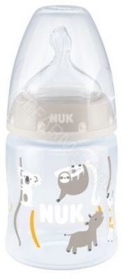 NUK butelka First Choice+ ze wskaźnikiem temperatury M 150 ml (szara)